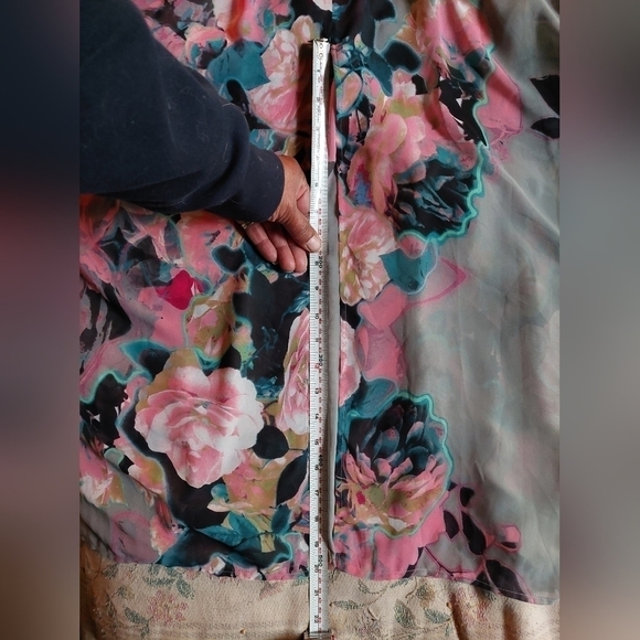 Charlie Jade Maxi Sleeveless Floral Dress Size Small - Picture 15 of 16